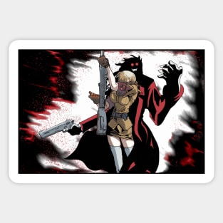 Alucard & Seras Sticker